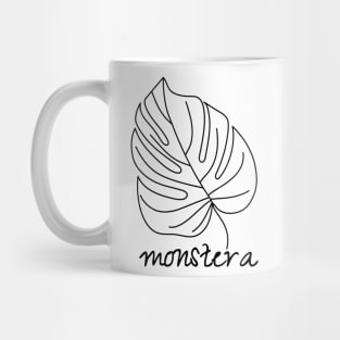 Monstera Plant Leaf Nature Mug